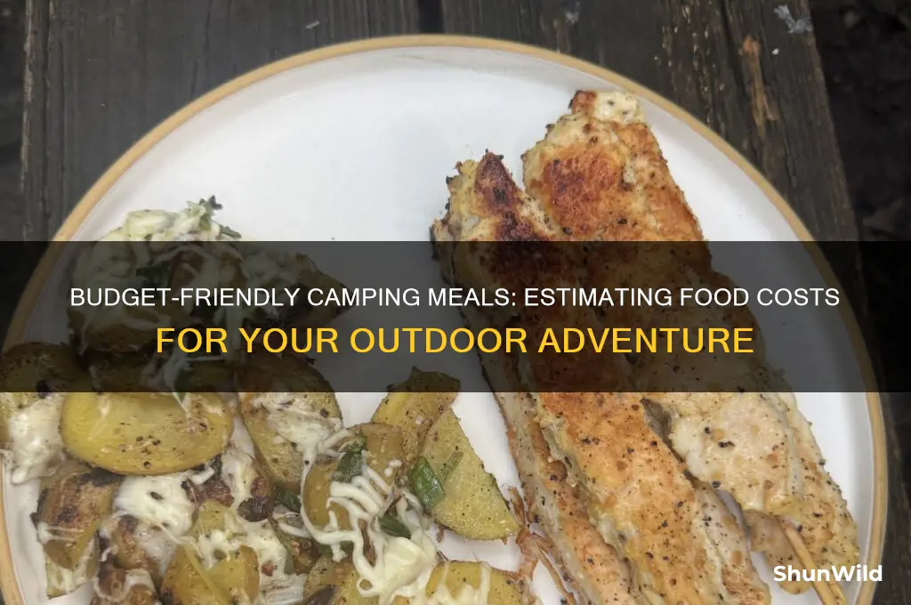 how much does camping trip food cost