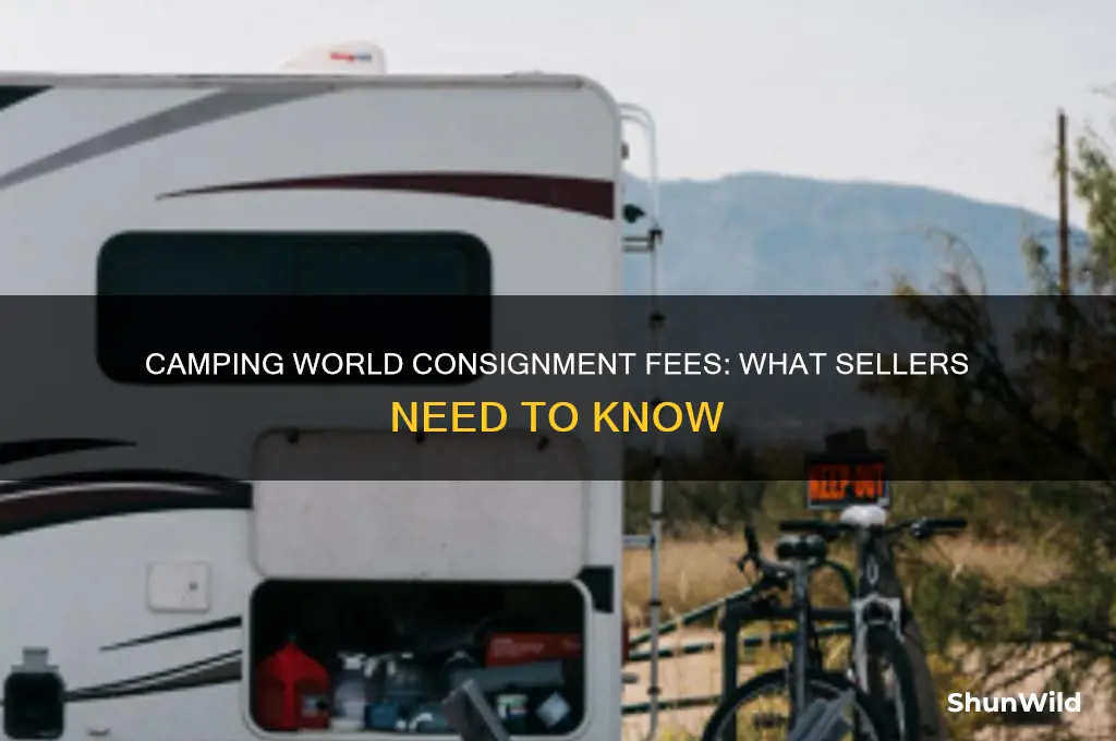 how much does camping world charge for consignment