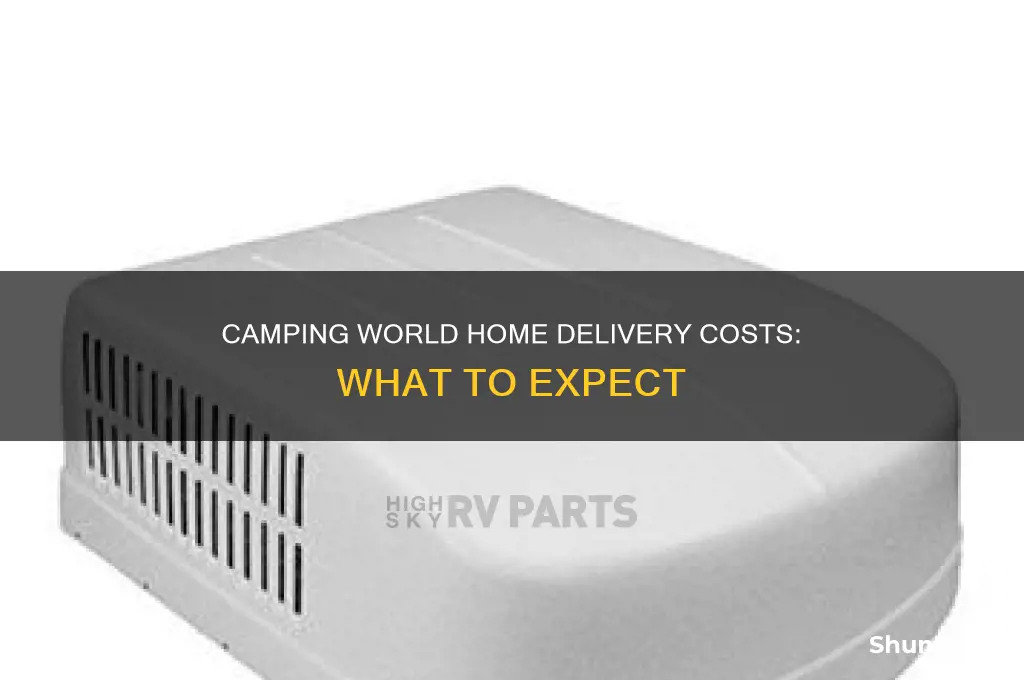 how much does camping world charge for home delivery