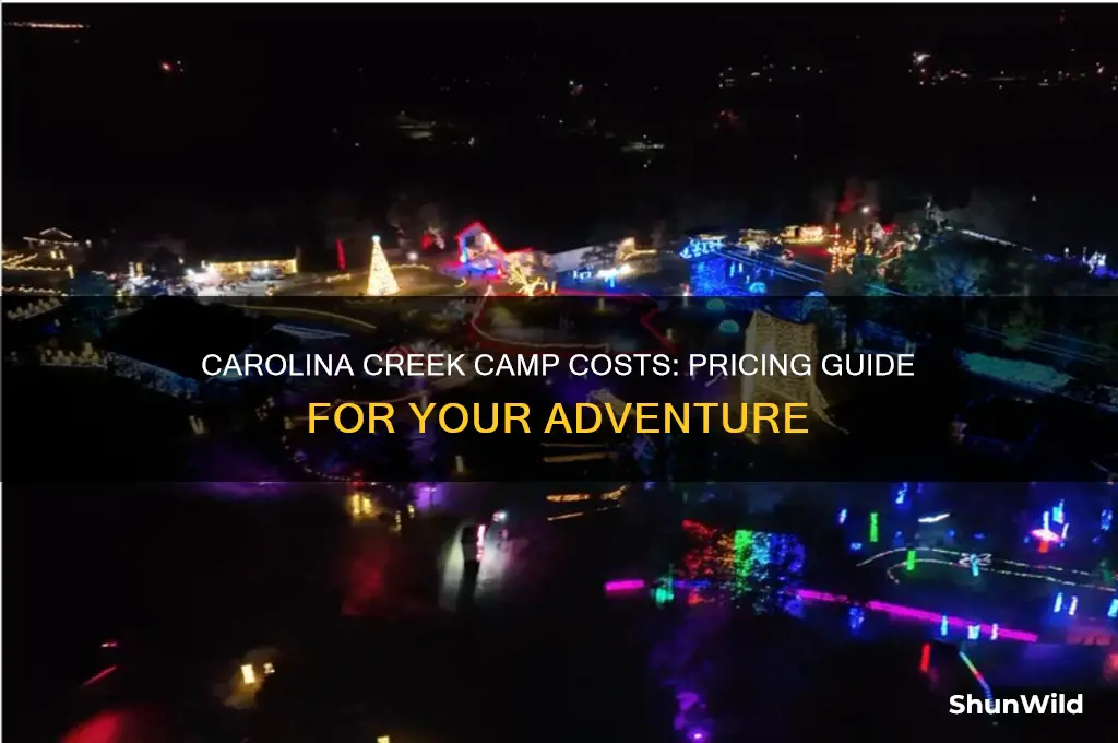 how much does carolina creek camp cost