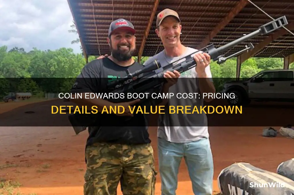 how much does colin edwards boot camp cost