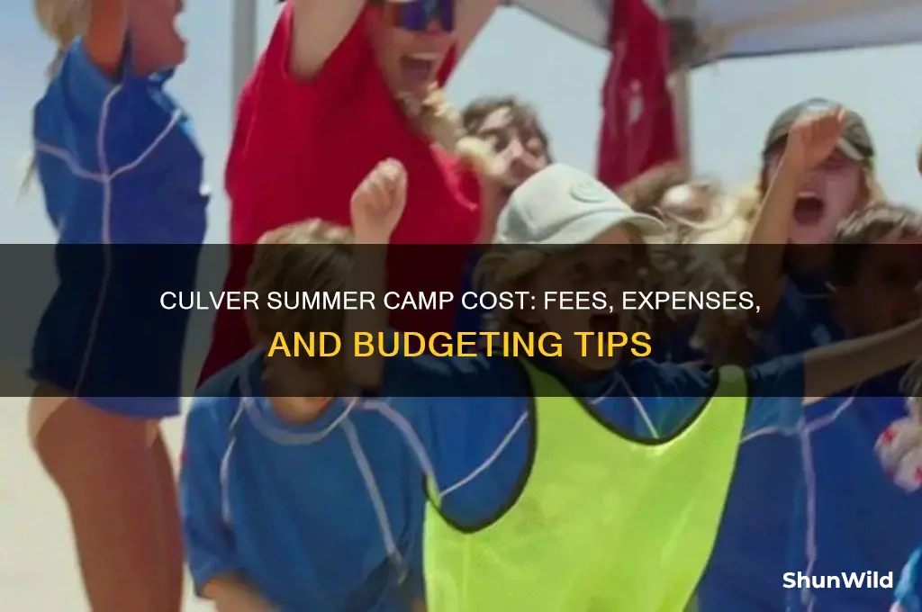 how much does culver summer camp cost