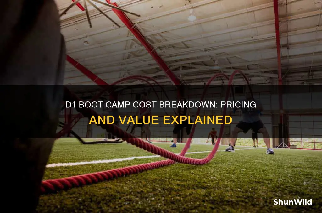 how much does d1 boot camp cost