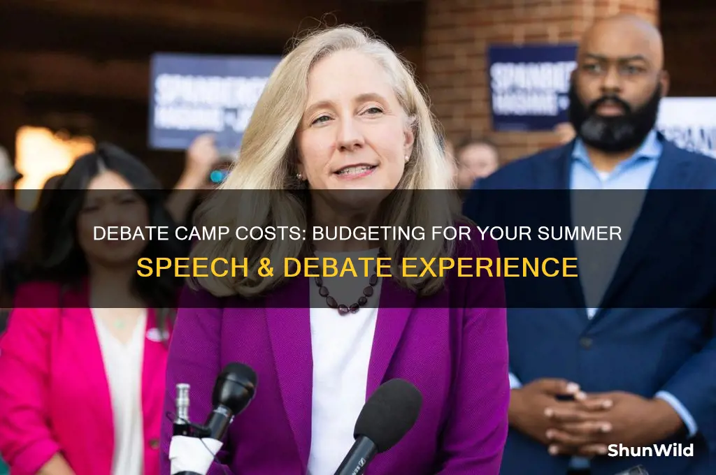 how much does debate camp cost