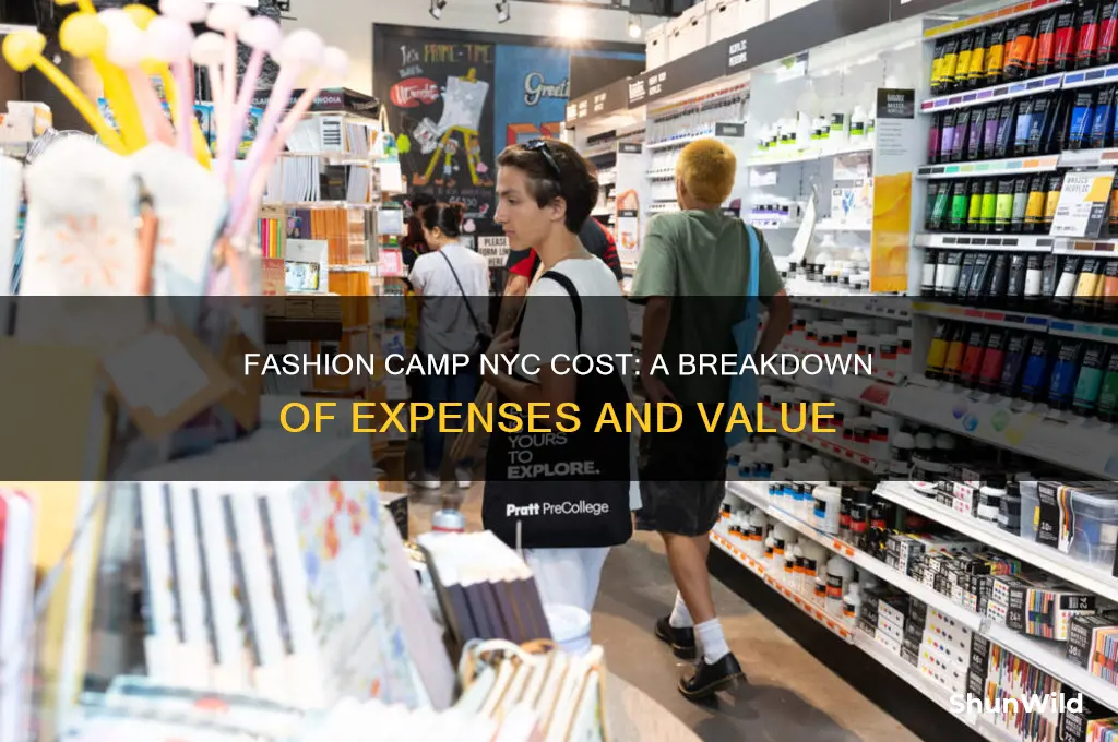 how much does fashion camp nyc cost