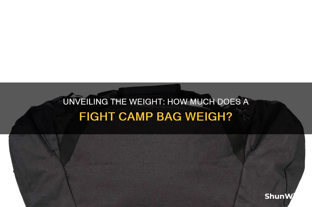 how much does fight camp bag weigh