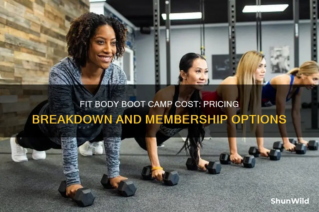 how much does fit body boot camp cost