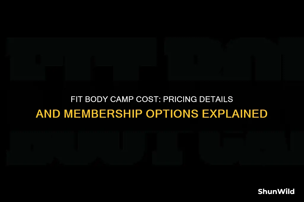 how much does fit body camp cost