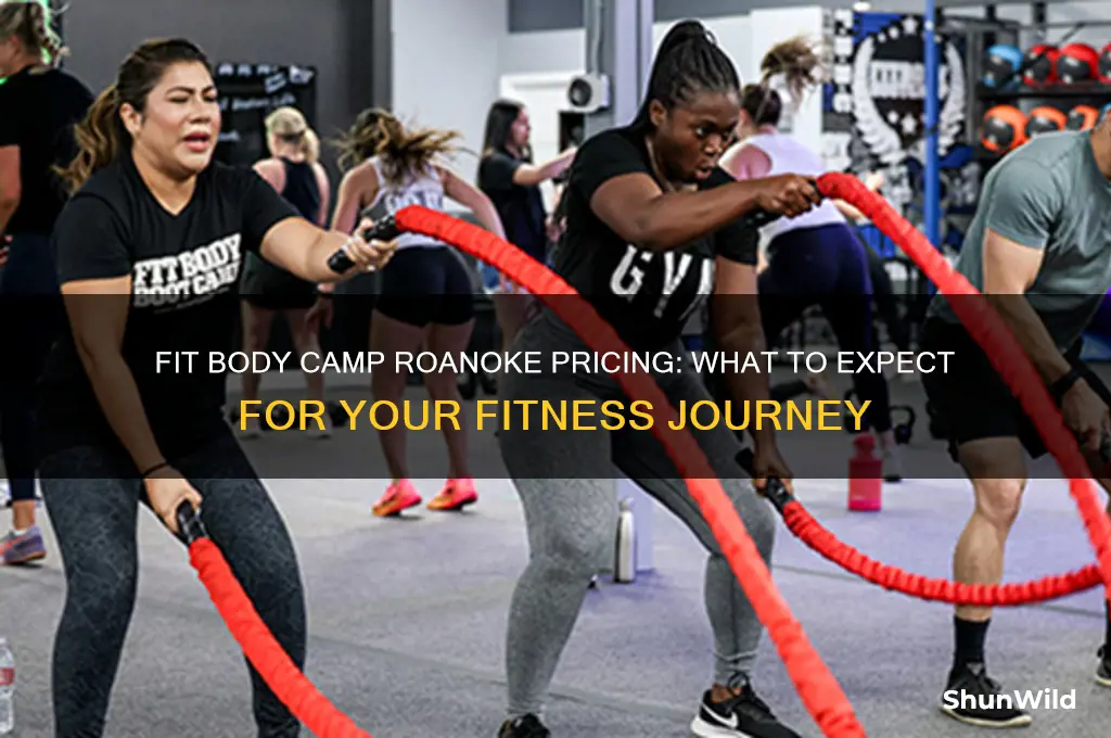 how much does fit body camp in roanoke cost