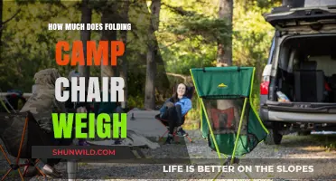 Lightweight Folding Camp Chair Weight Guide: What to Expect