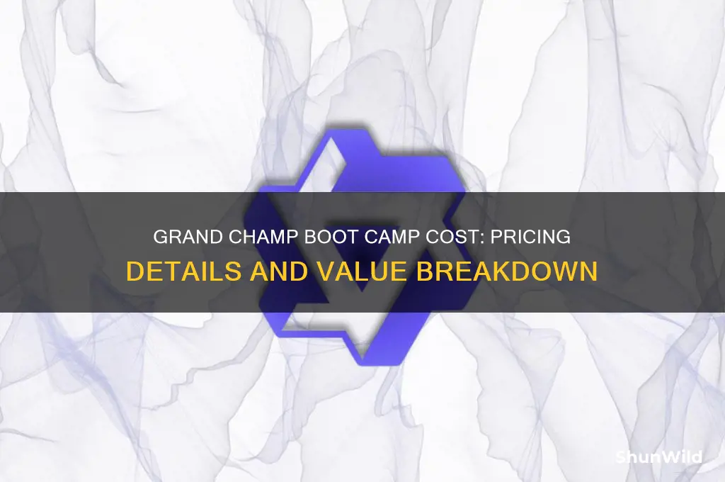 how much does grand champ boot camp cost