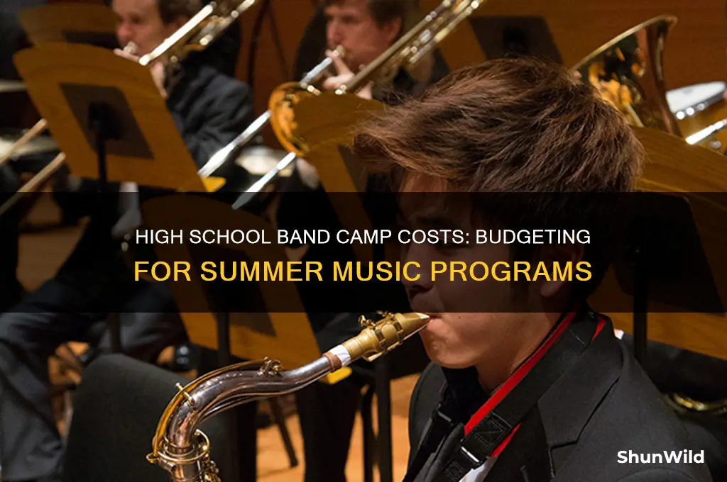 how much does highschool band camp cost