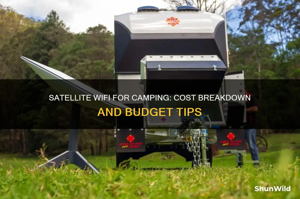 how much does it cost for satellite wifi for camping