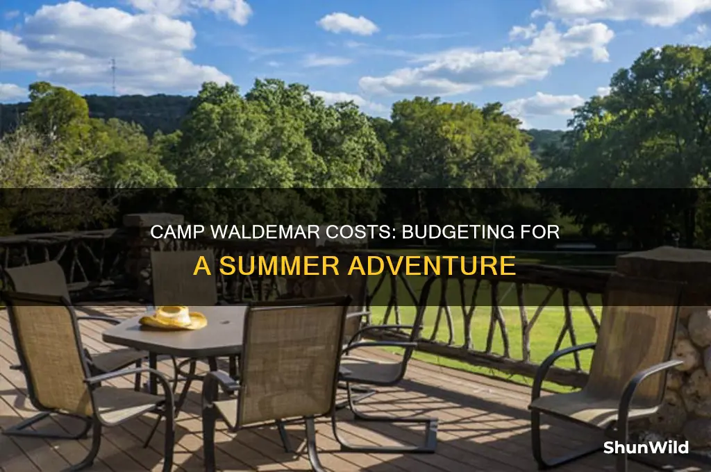 how much does it cost to attend camp waldemar