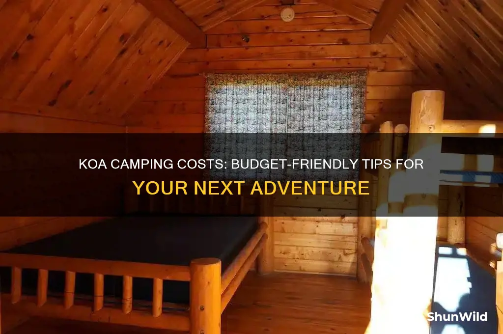 how much does it cost to camp at a koa