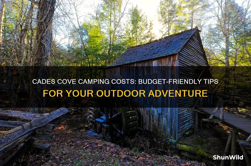 how much does it cost to camp at cades cove
