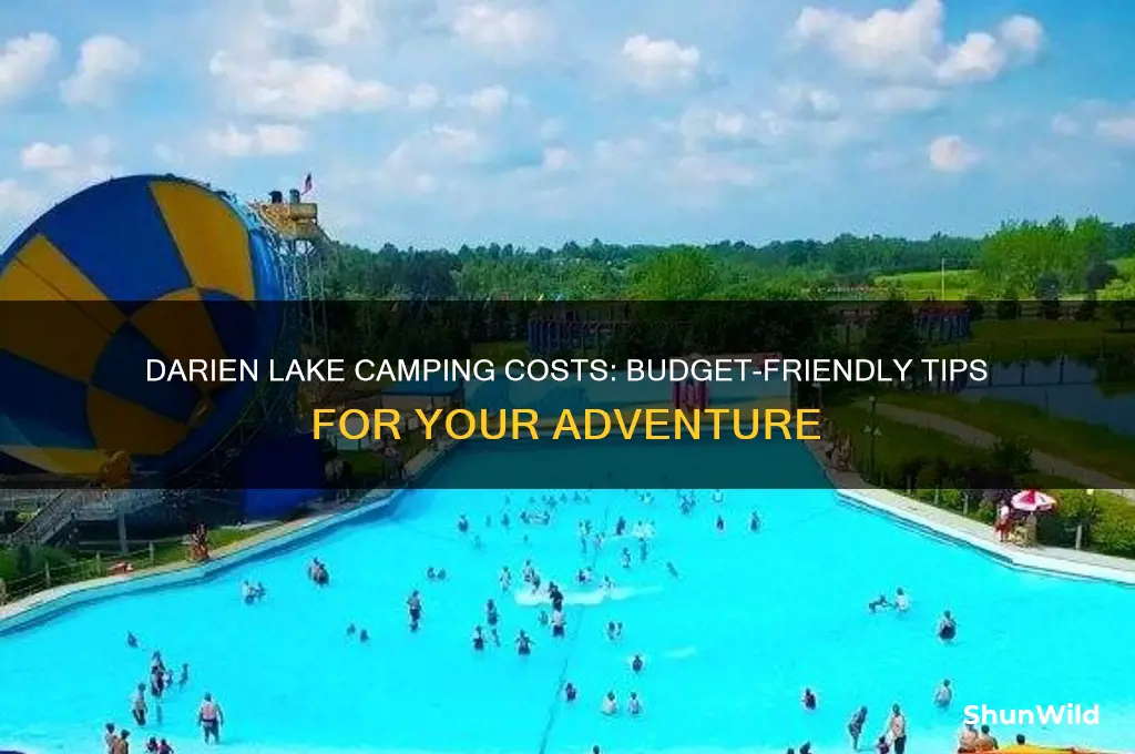 how much does it cost to camp at darien lake