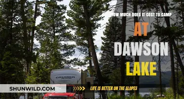 Camping at Dawson Lake: Uncovering the Cost of Your Adventure