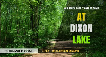 Camping at Dixon Lake: Uncovering the Costs and Budget Tips