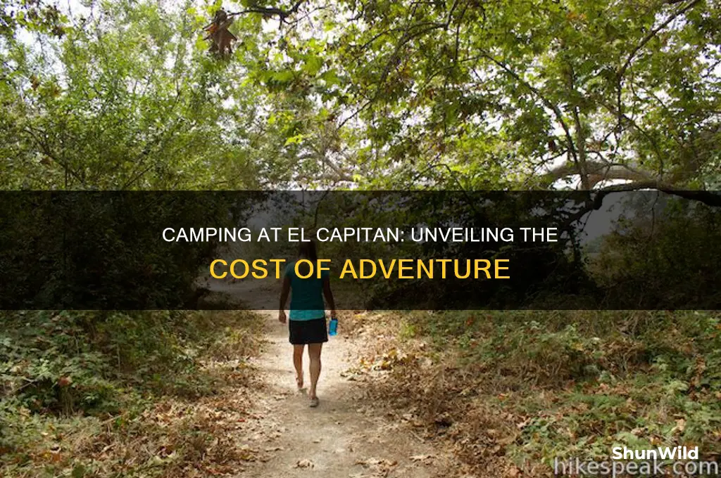 how much does it cost to camp at el capitan