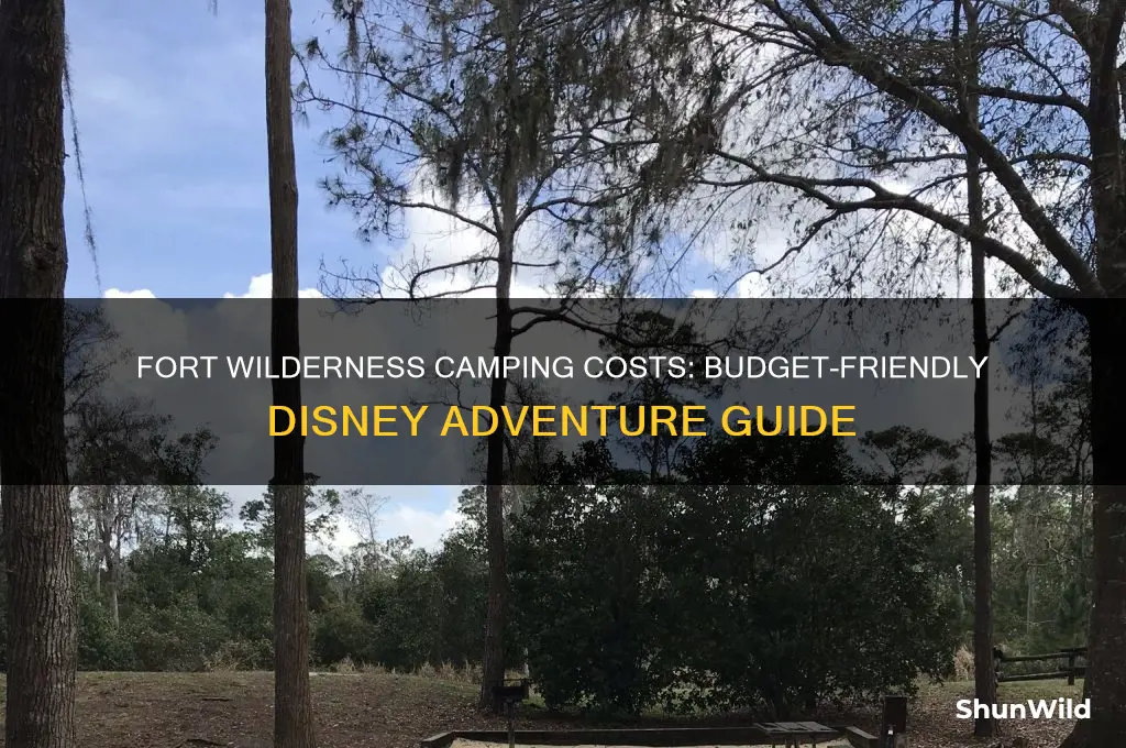 how much does it cost to camp at fort wilderness