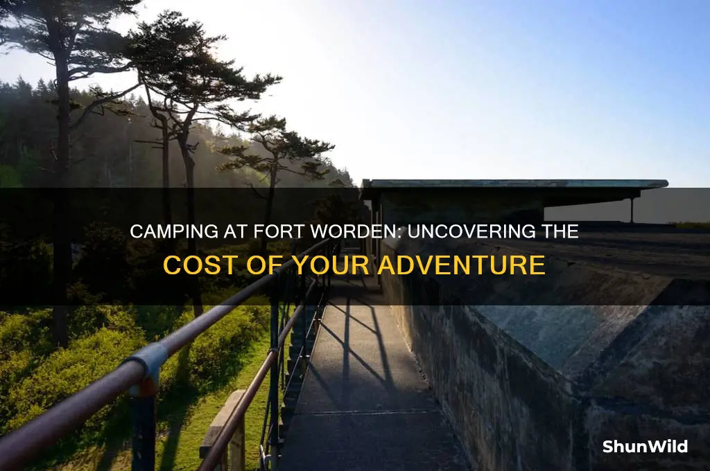how much does it cost to camp at fort worden