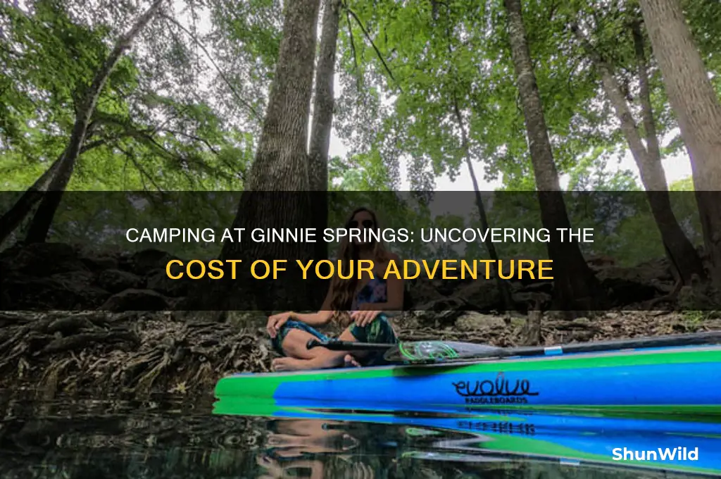 how much does it cost to camp at ginnie springs