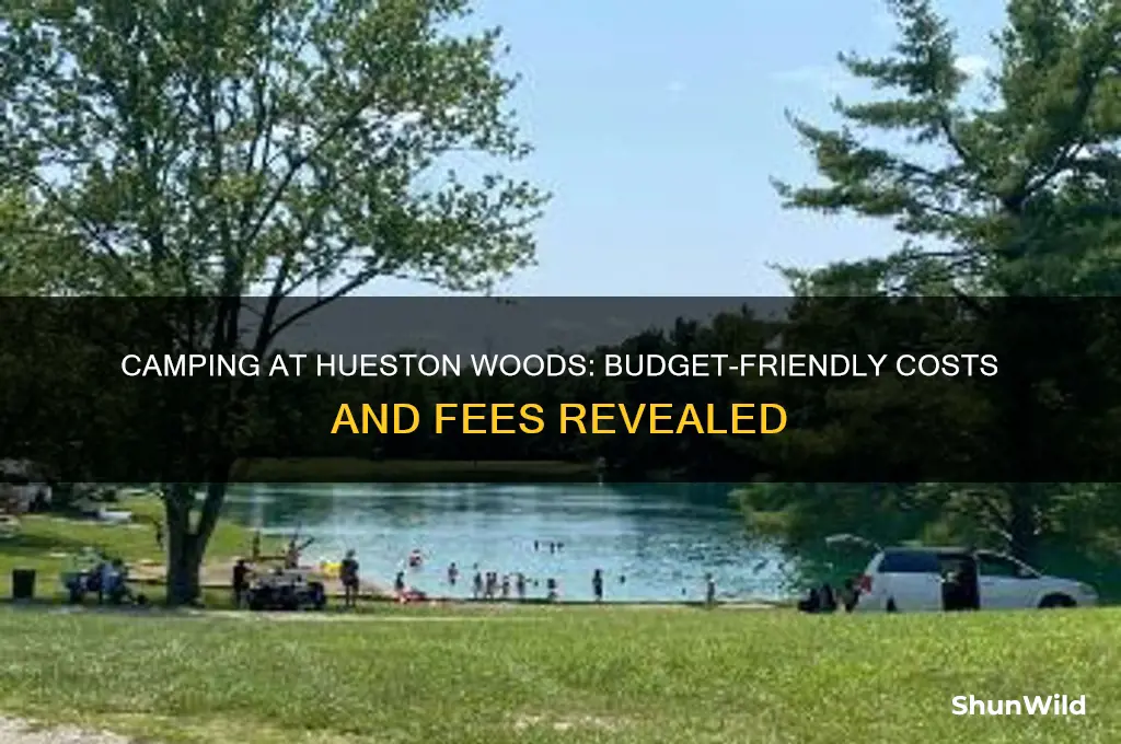 how much does it cost to camp at hueston woods