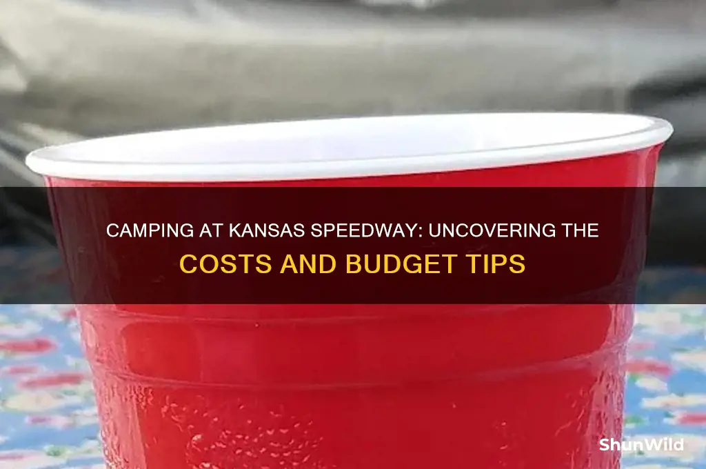 how much does it cost to camp at kansas speedway