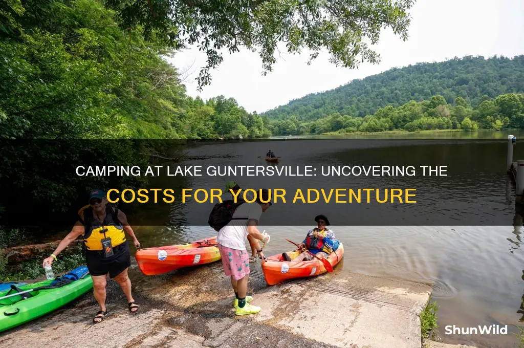 how much does it cost to camp at lake guntersville