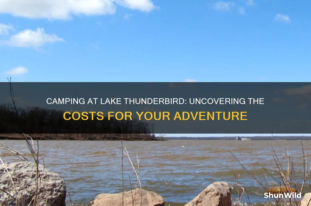 how much does it cost to camp at lake thunderbird