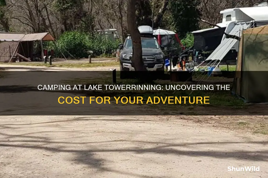 how much does it cost to camp at lake towerrinning