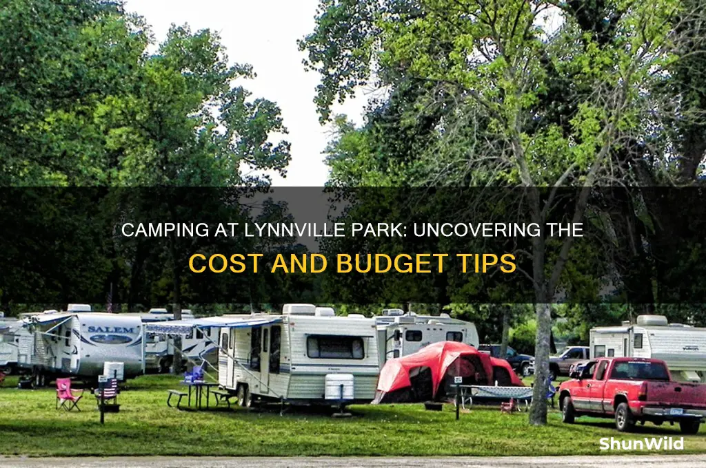 how much does it cost to camp at lynnville park