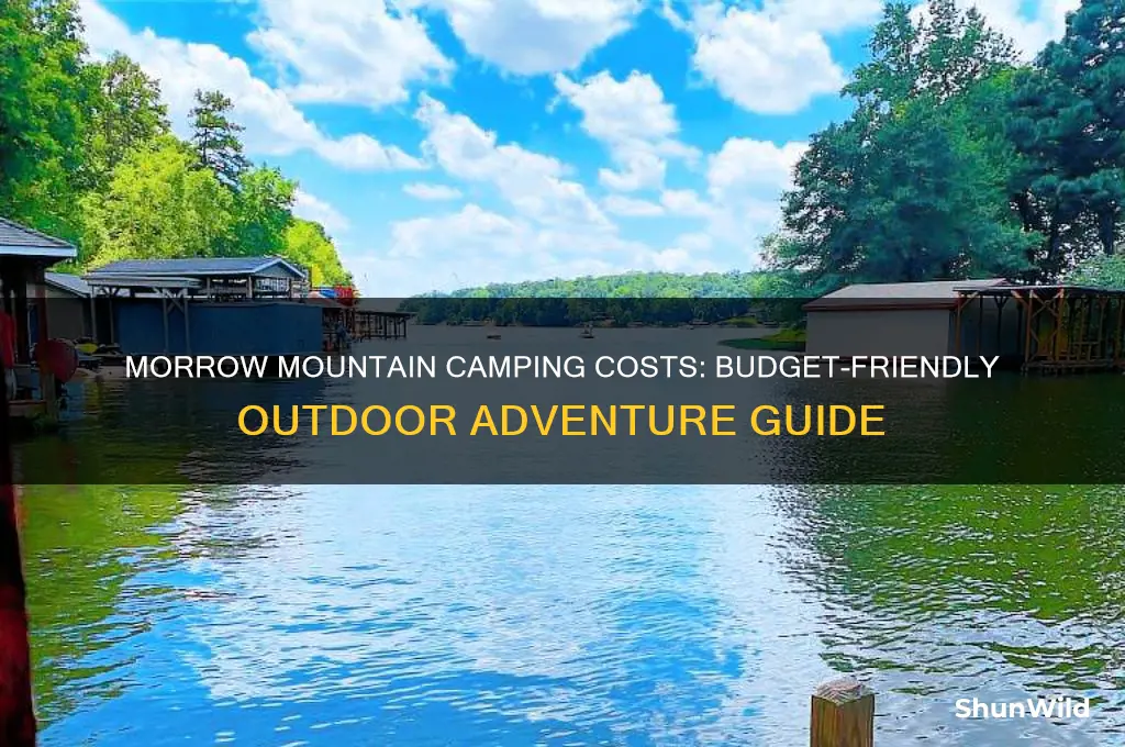 how much does it cost to camp at morrow mountain