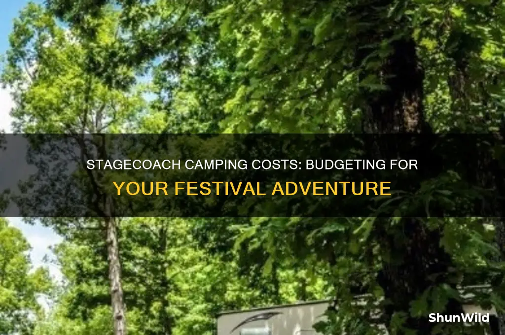 how much does it cost to camp at stagecoach