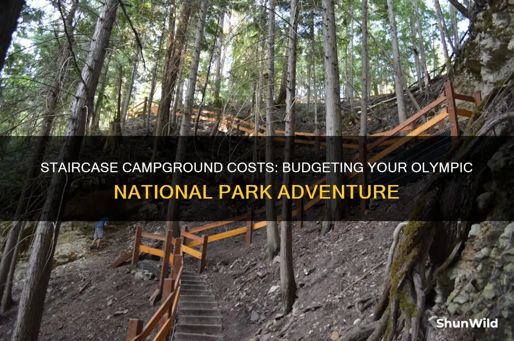 how much does it cost to camp at staircase campground