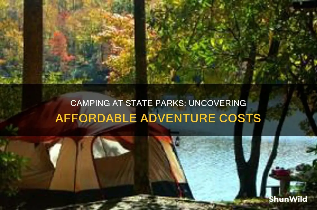 how much does it cost to camp at state parks