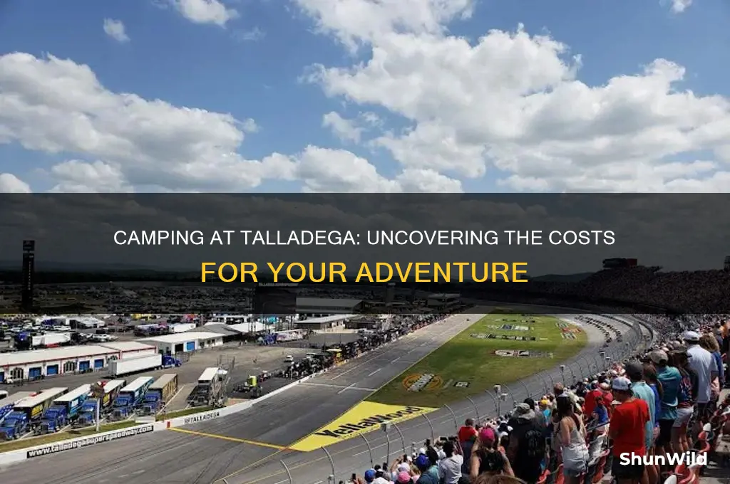 how much does it cost to camp at talladega