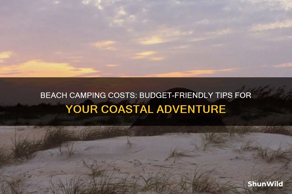 how much does it cost to camp at the beach