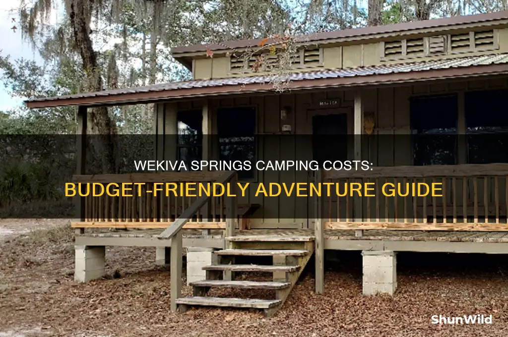 how much does it cost to camp at wekiva springs