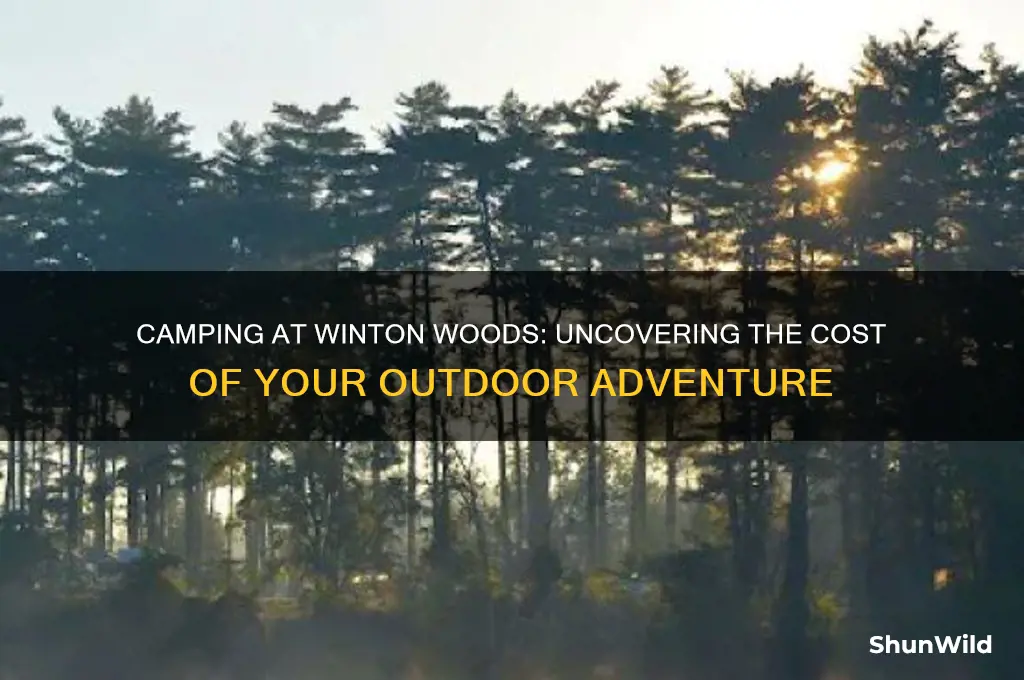 how much does it cost to camp at winton woods