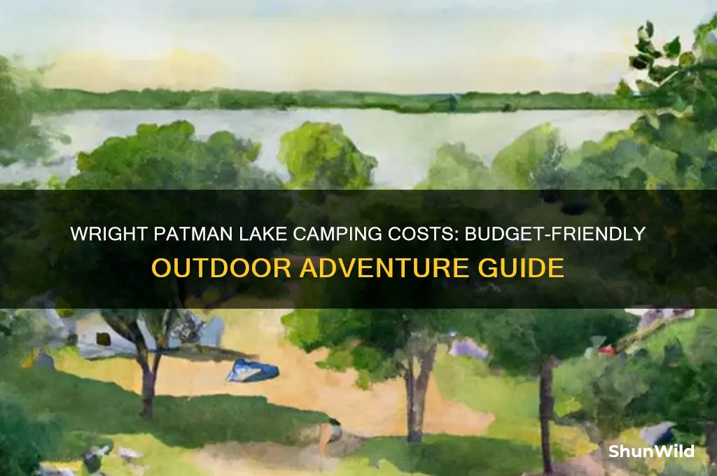 how much does it cost to camp at wright patman