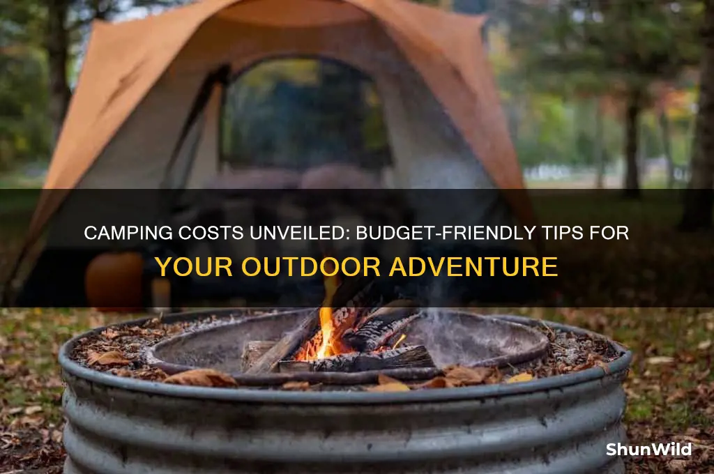 how much does it cost to camp at