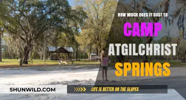 Camping at Gilchrist Springs: Uncovering the Cost of Your Outdoor Adventure