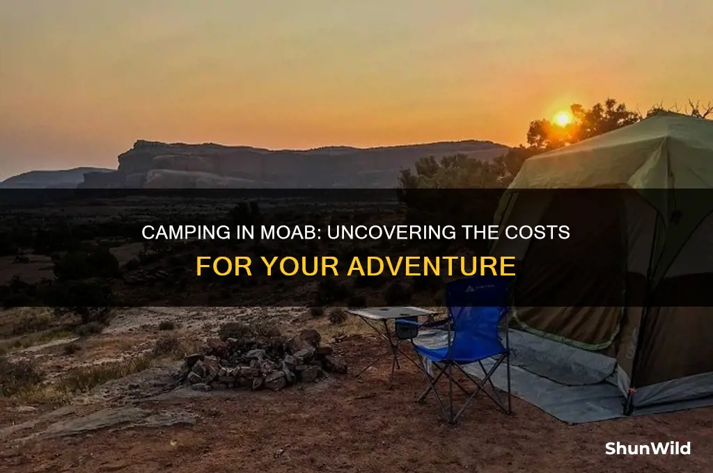 how much does it cost to camp in moab