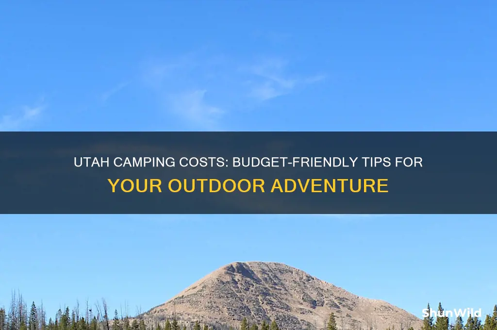 how much does it cost to camp in utah