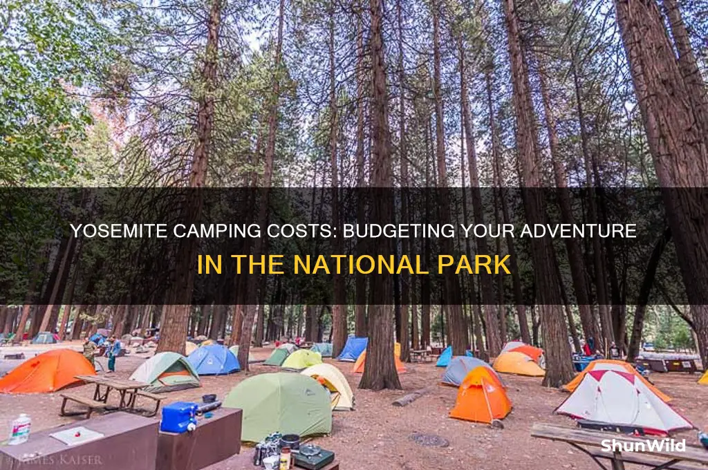 how much does it cost to camp in yosemite