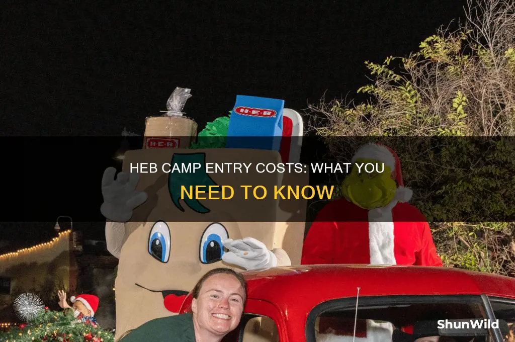 how much does it cost to enter heb camp
