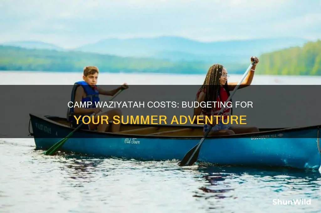 how much does it cost to get into camp waziyatah
