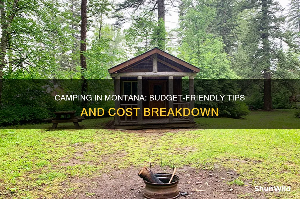 how much does it cost to go camping in montana